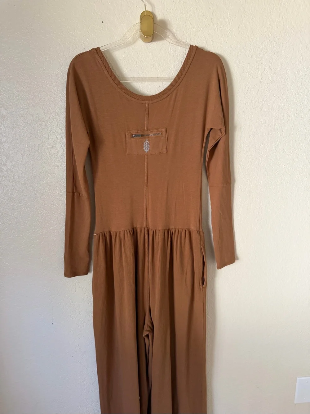 New free people FP movement Hot Shot Wide-Leg Onesie size M